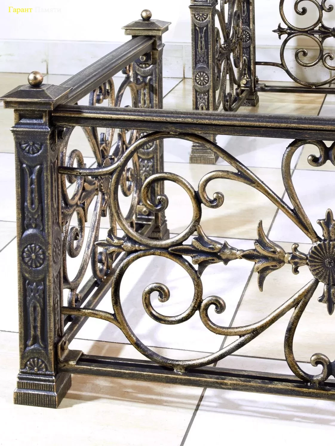 Ограда чугунная №6 "Узор"